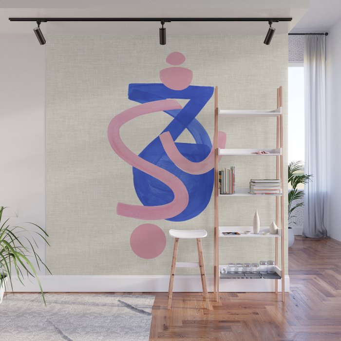 Blue Moon Bounce Wall Mural Gallery Image 1