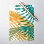 Golden Hour Palms Modern Botanical Wrapping Paper Gallery Image 1