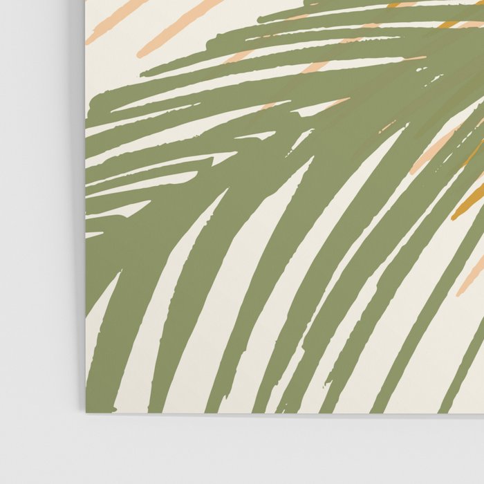 Golden Hour Palms Modern Botanical Poster Gallery Image 3