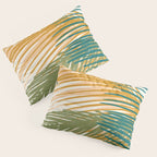 Golden Hour Palms Modern Botanical Pillow Sham Gallery Image 3