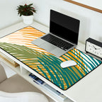 Golden Hour Palms Modern Botanical Desk Mat Gallery Image 2
