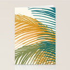 Golden Hour Palms Modern Botanical Stationery Card Gallery Image 2