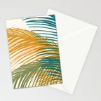 Golden Hour Palms Modern Botanical Stationery Card Gallery Image 2