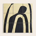 Abstract shapes 03  Wood Wall Art Gallery Image 1