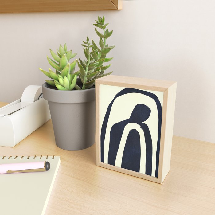 Abstract shapes 03  Mini Art Print Gallery Image 2