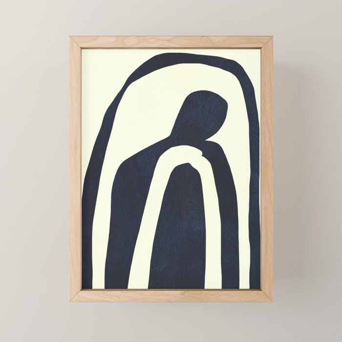 Abstract shapes 03  Mini Art Print Gallery Image 1