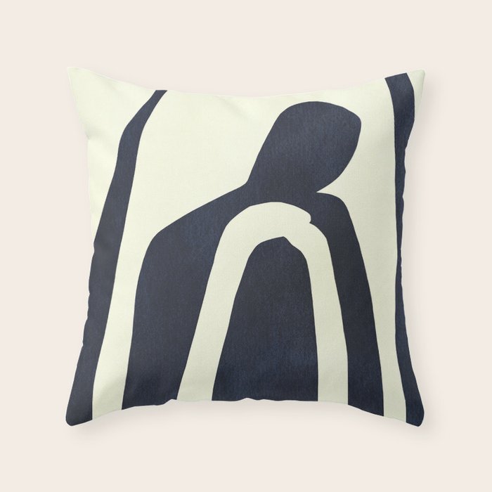 Abstract shapes 03  Throw Pillow Gallery Image 6