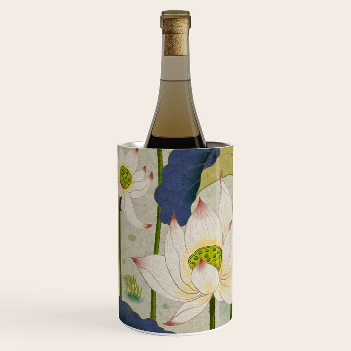 Lotus flowers B - Minhwa-Korean traditional/folk art Wine Chiller Gallery Image 2