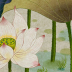 Lotus flowers B - Minhwa-Korean traditional/folk art Coffee Mug Gallery Image 2