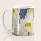 Lotus flowers B - Minhwa-Korean traditional/folk art Coffee Mug Gallery Image 3