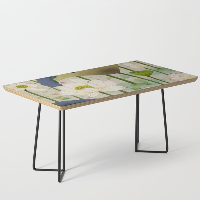 Lotus flowers B - Minhwa-Korean traditional/folk art Coffee Table Gallery Image 1