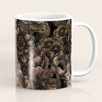 Nocturnal Twilight Brown Petals Floral Elegance Coffee Mug Gallery Image 1