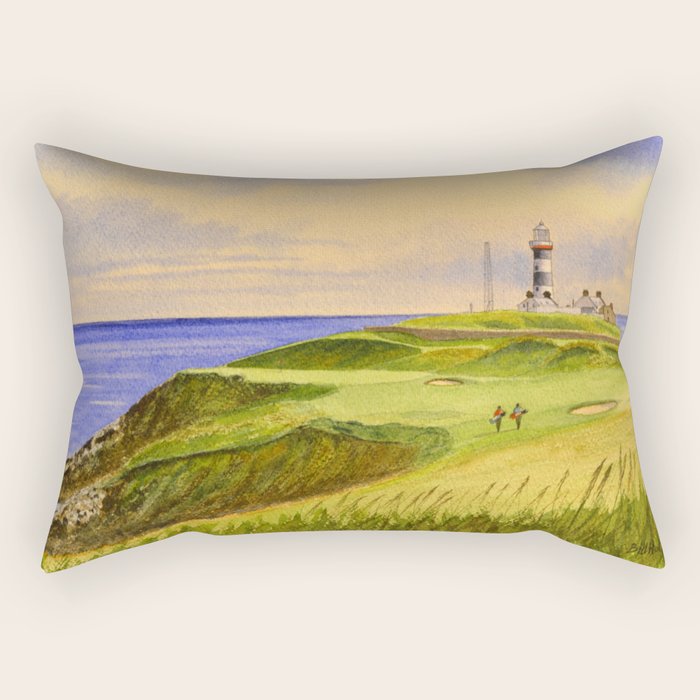 Old Head Golf Course Ireland Hole 4 Rectangular Pillow Gallery Image 2