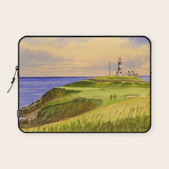 Old Head Golf Course Ireland Hole 4 Laptop Sleeve Gallery Image 1