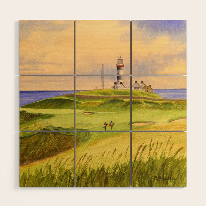 Old Head Golf Course Ireland Hole 4 Wood Wall Art Gallery Image 1