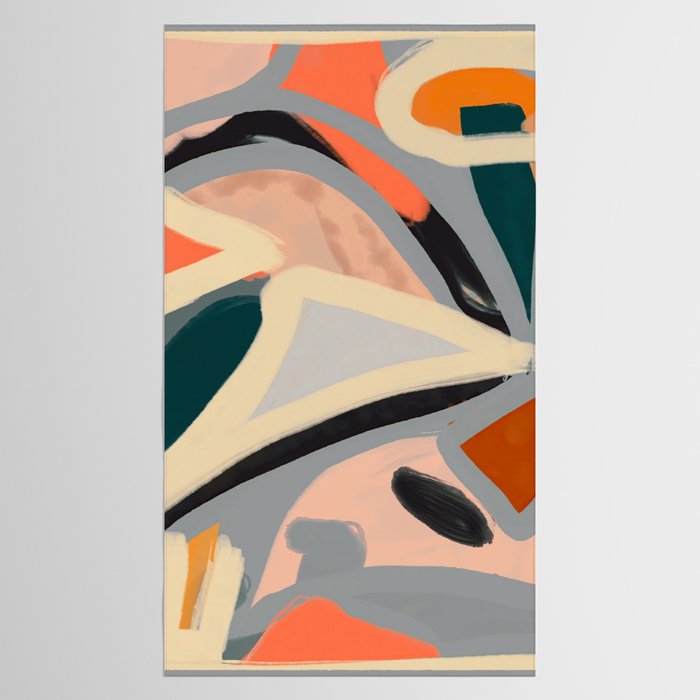 Modern Abstract Art 153 Tablecloth Gallery Image 2