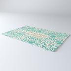 Adventure is Calling - Turquoise & Gold Palette Rug Gallery Image 3