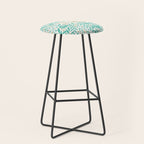 Adventure is Calling - Turquoise & Gold Palette Stool Gallery Image 1