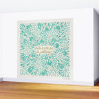 Adventure is Calling - Turquoise & Gold Palette Wall Mural Gallery Image 2