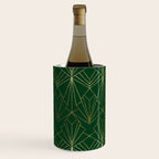 Art Deco in Emerald Green - Large Scale Wine Chiller Gallery Image 2