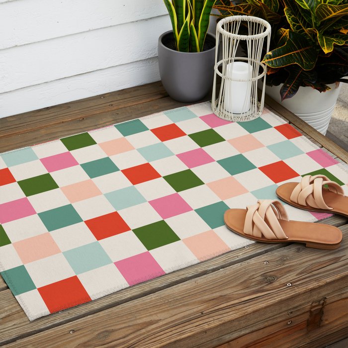 Check mate - holiday Outdoor Rug Gallery Image 2