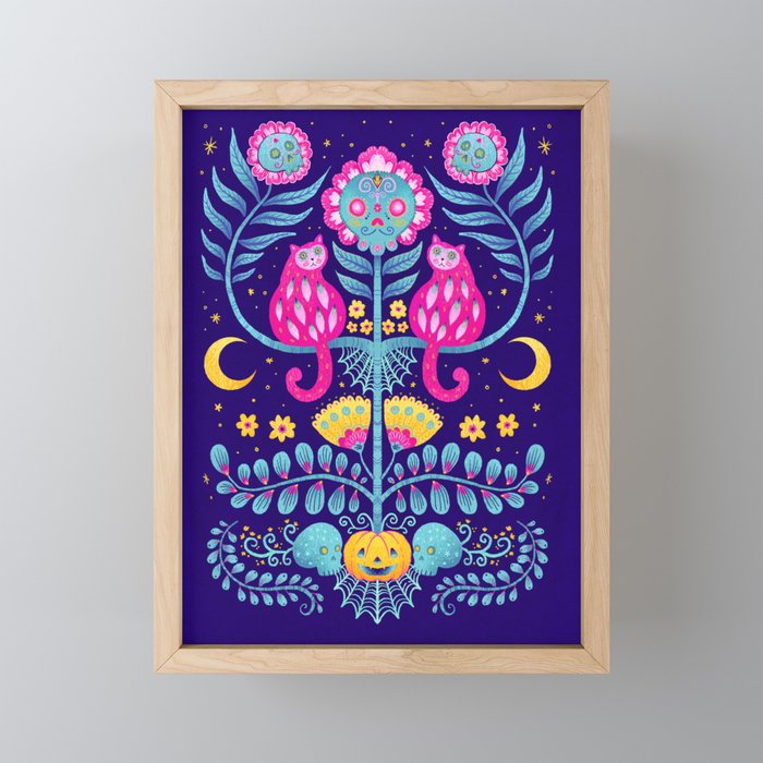 Skull Garden Mini Art Print Gallery Image 1