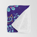 Skull Garden Throw Blanket Gallery Image 3