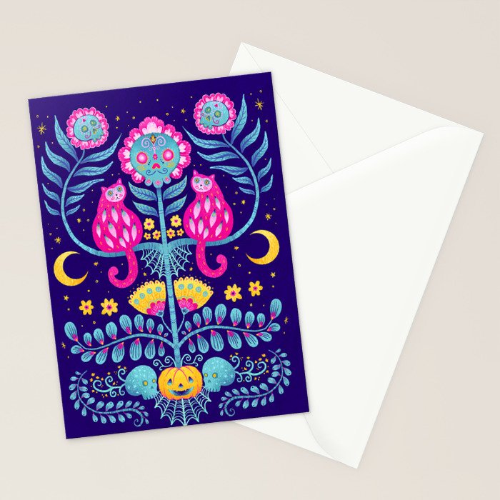 Skull Garden Stationery Card Gallery Image 2