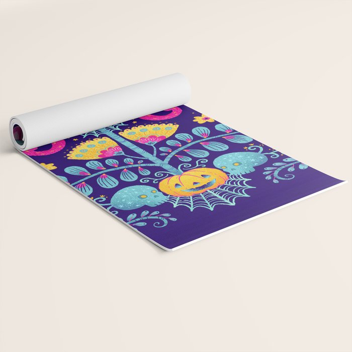 Skull Garden Yoga Mat Gallery Image 2