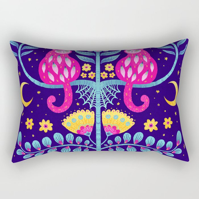 Skull Garden Rectangular Pillow Gallery Image 1