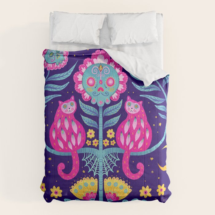 Skull Garden Comforter Gallery Image 6
