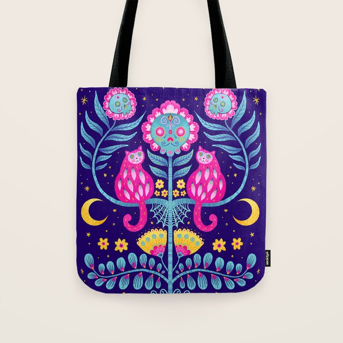 Skull Garden Tote Bag Gallery Image 1