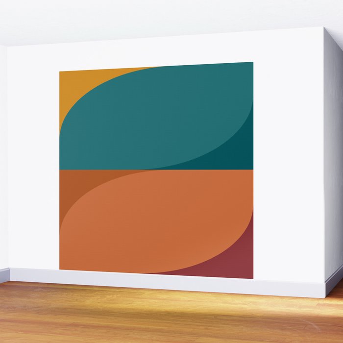 Almond Abstract XII Wall Mural Gallery Image 2
