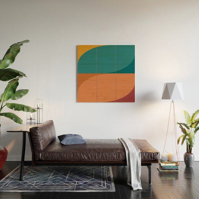 Almond Abstract XII Wood Wall Art Gallery Image 2
