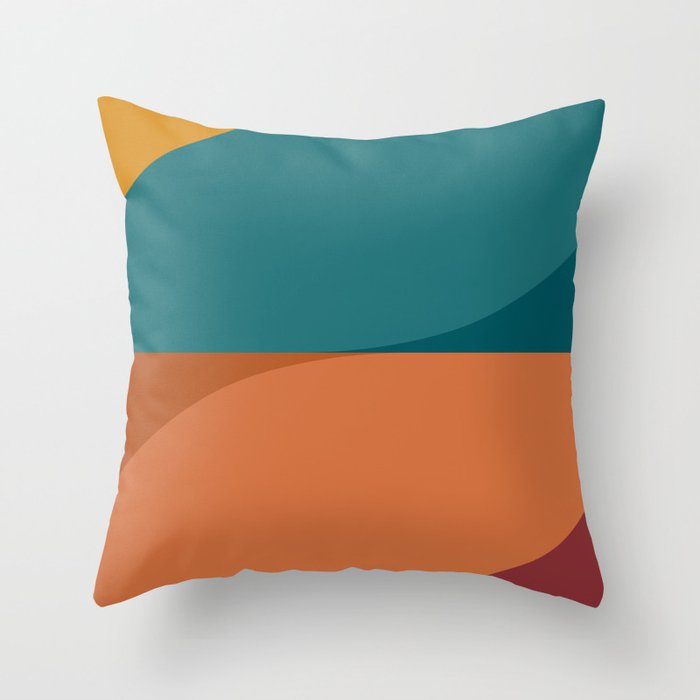 Almond Abstract XII Throw Pillow Gallery Image 6