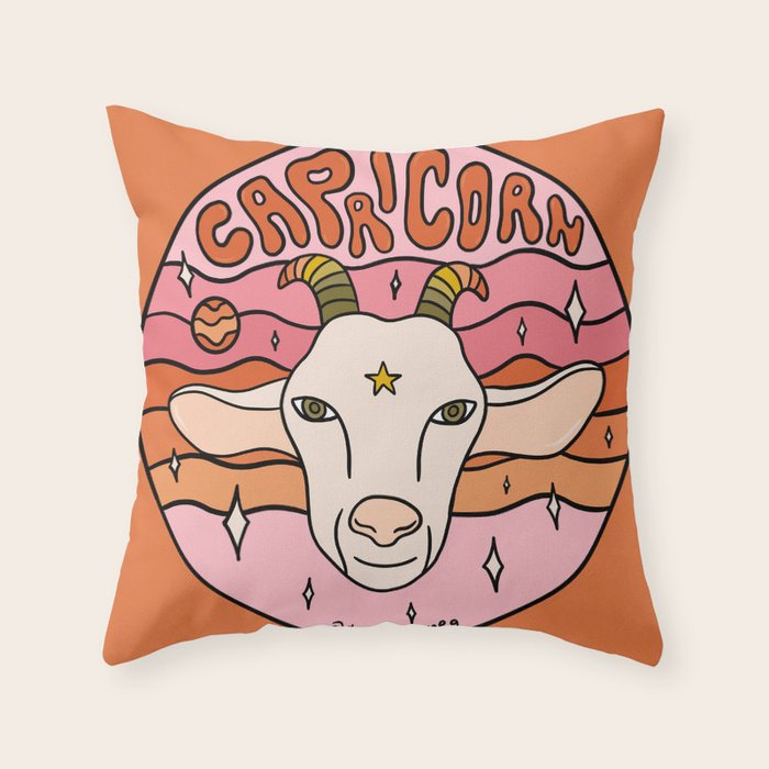 Capricorn Throw Pillow Gallery Image 6