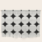Circular Minimalism - Black & White Wall Hanging Gallery Image 1