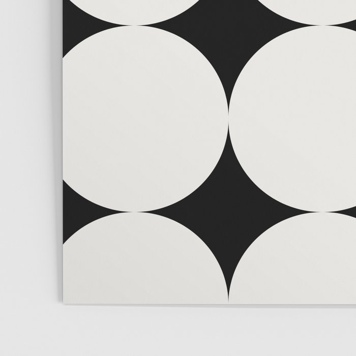 Circular Minimalism - Black & White Poster Gallery Image 3