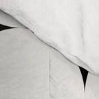 Circular Minimalism - Black & White Comforter Gallery Image 4