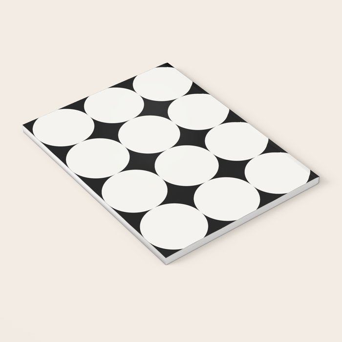Circular Minimalism - Black & White Notebook Gallery Image 3