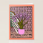 Scorpio Plant Stationery Card Gallery Image 2