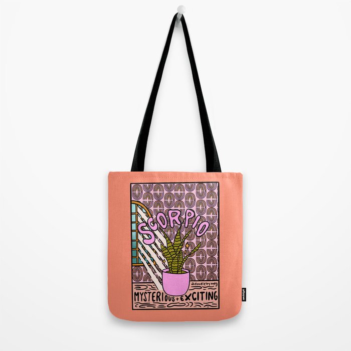 Scorpio Plant Tote Bag Gallery Image 2
