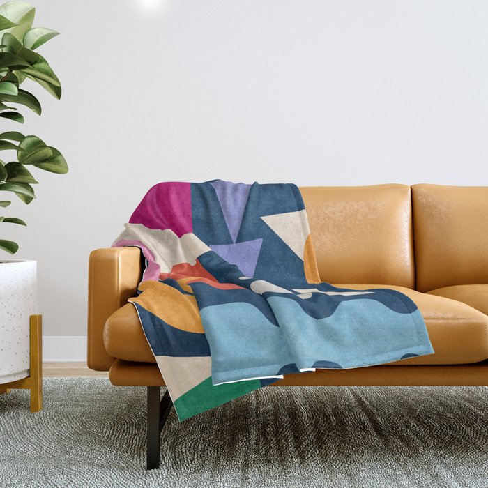 Modern Abstract Art 41 Throw Blanket Gallery Image 1