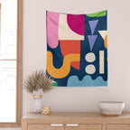 Modern Abstract Art 41 Wall Tapestry Gallery Image 2