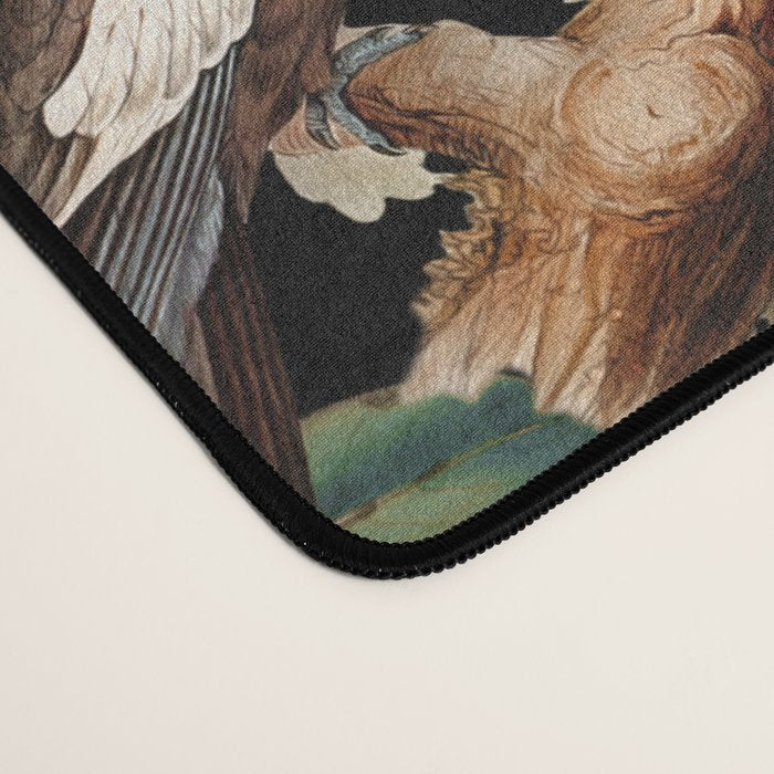 Floral and Birds Vintage Garden Night Desk Mat Gallery Image 4