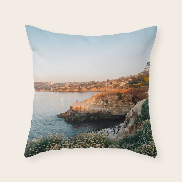La Jolla Cove 02 Throw Pillow Gallery Image 6