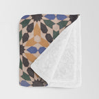 Historical Tiles - Alhambra Granada Spain Throw Blanket Gallery Image 3