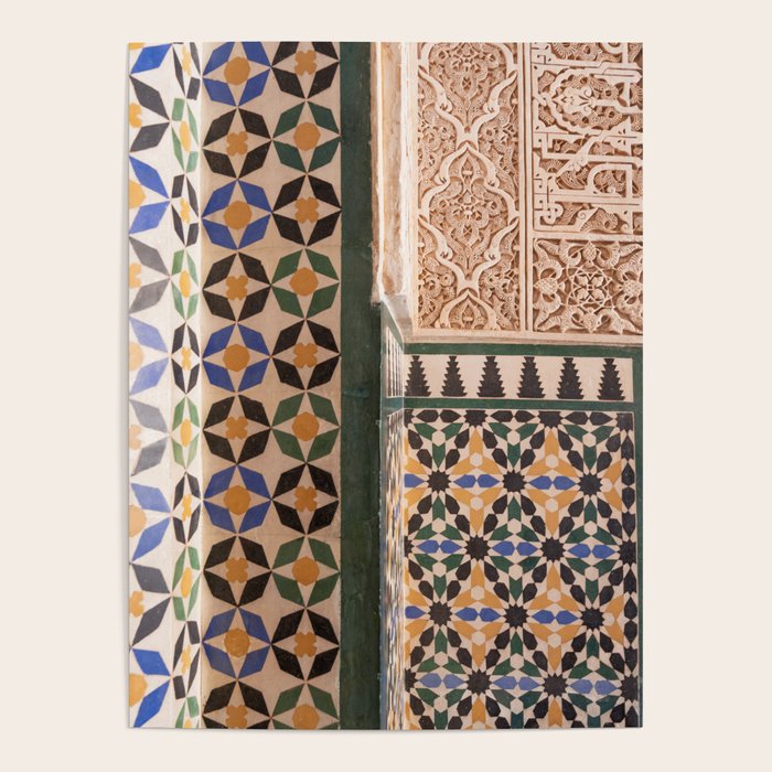 Historical Tiles - Alhambra Granada Spain Poster Gallery Image 4