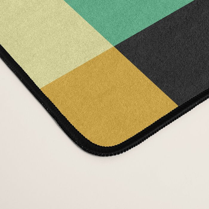 Bold Colorful Checks Pattern - Small XXXIII Desk Mat Gallery Image 4
