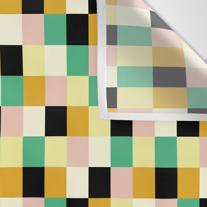 Bold Colorful Checks Pattern - Small XXXIII Wall Tapestry Gallery Image 3